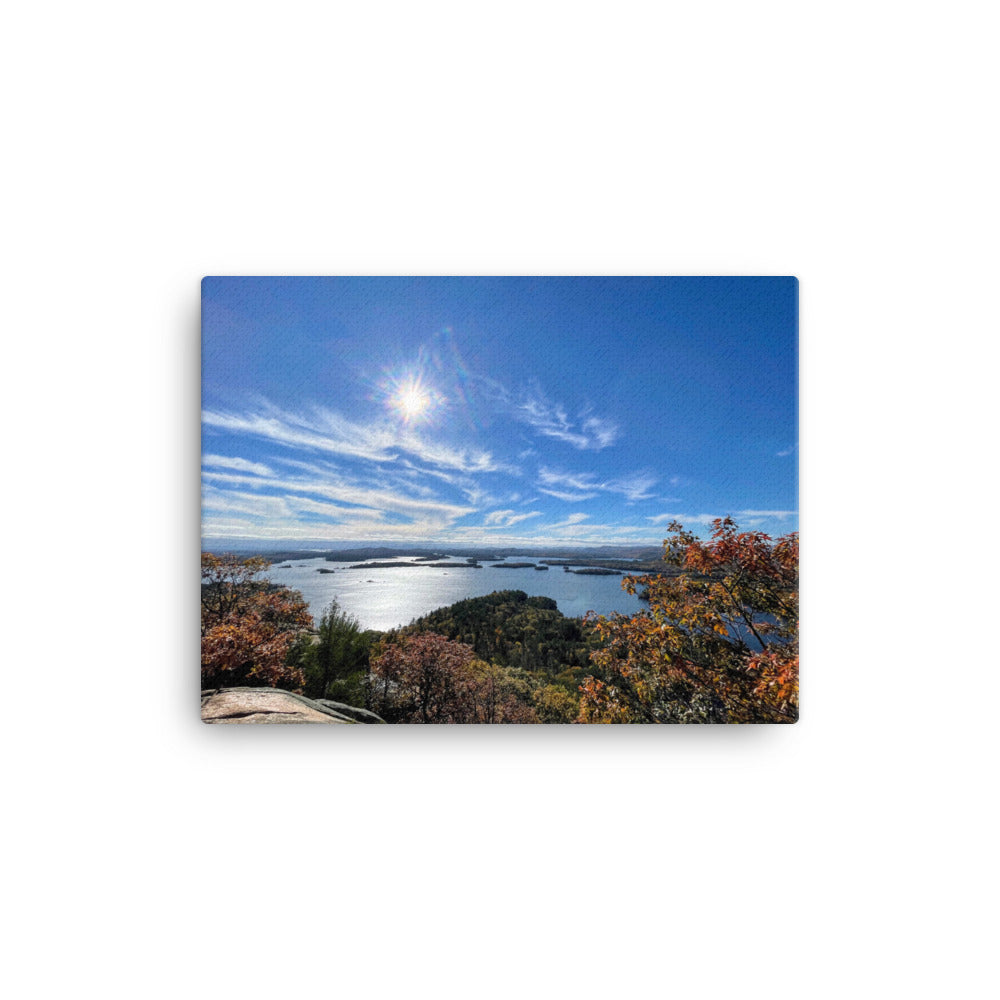 Mountain Top Lake Views - Canvas print