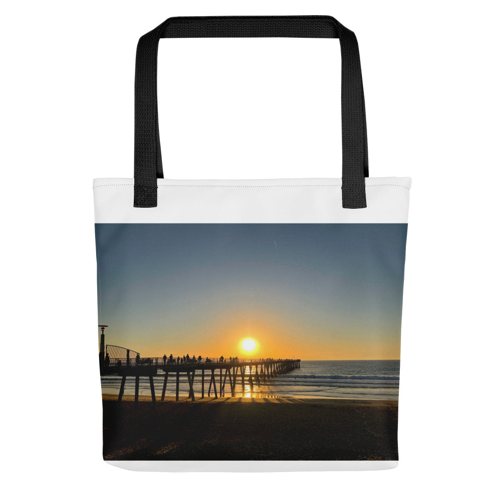 Hermosa Beach Pier Sunset - Tote bag