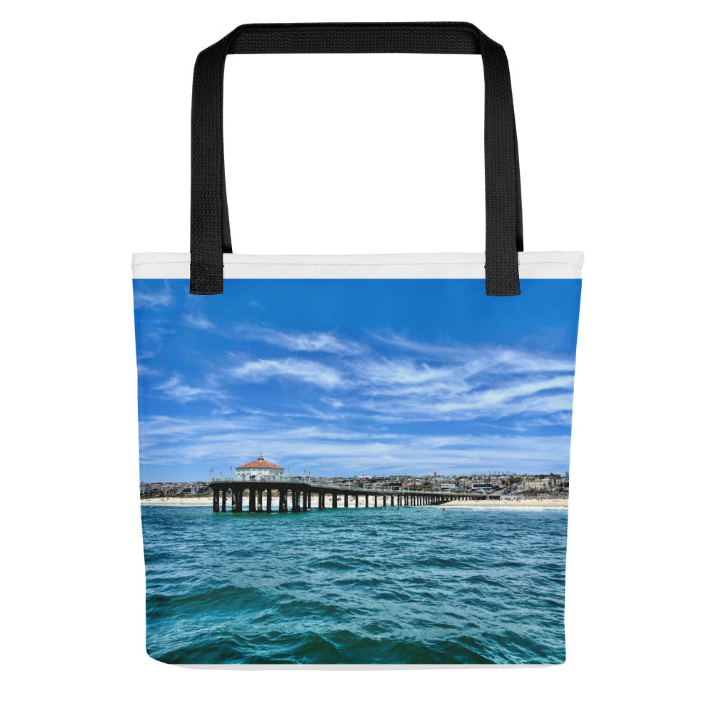 Manhattan Beach Pier - Tote bag