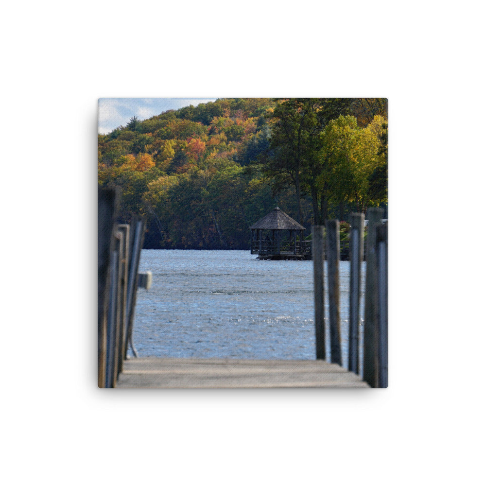 Lakeside Foliage - Canvas print