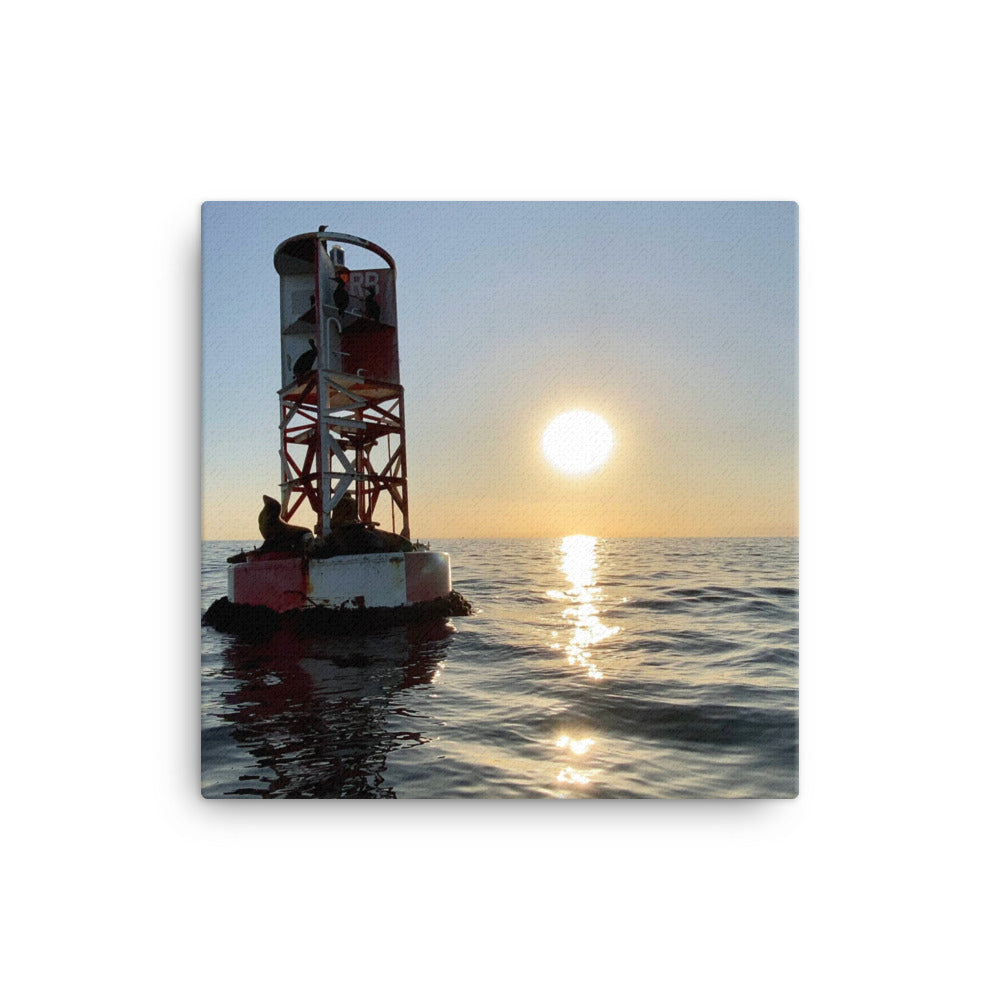 Buoy Sunset - Canvas print