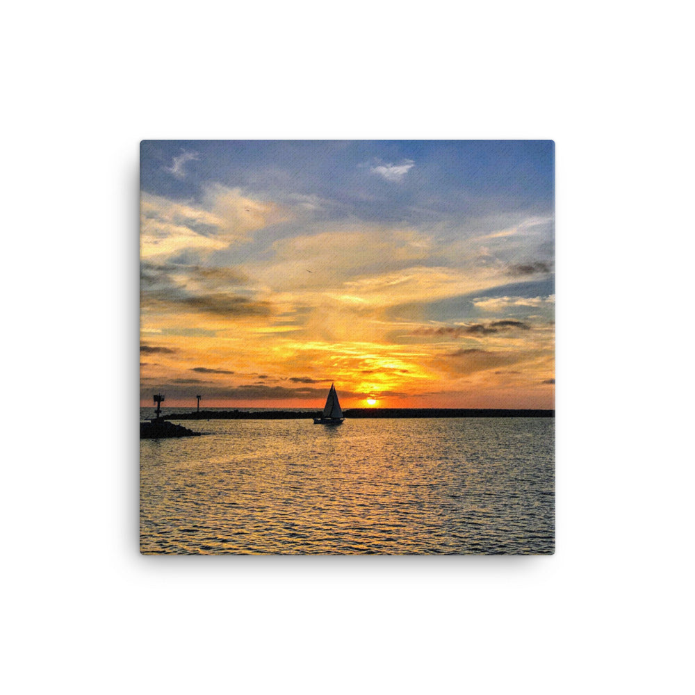 Sunset Sail - Canvas print