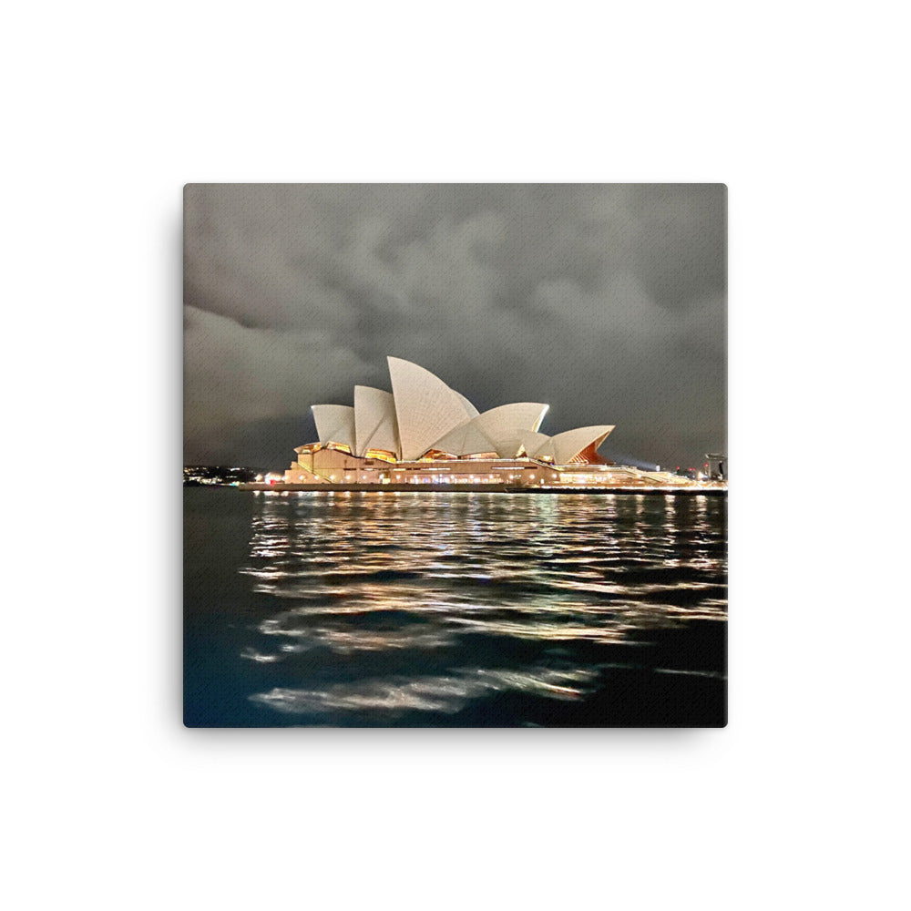 Sydney Opera House Night View - Canvas print