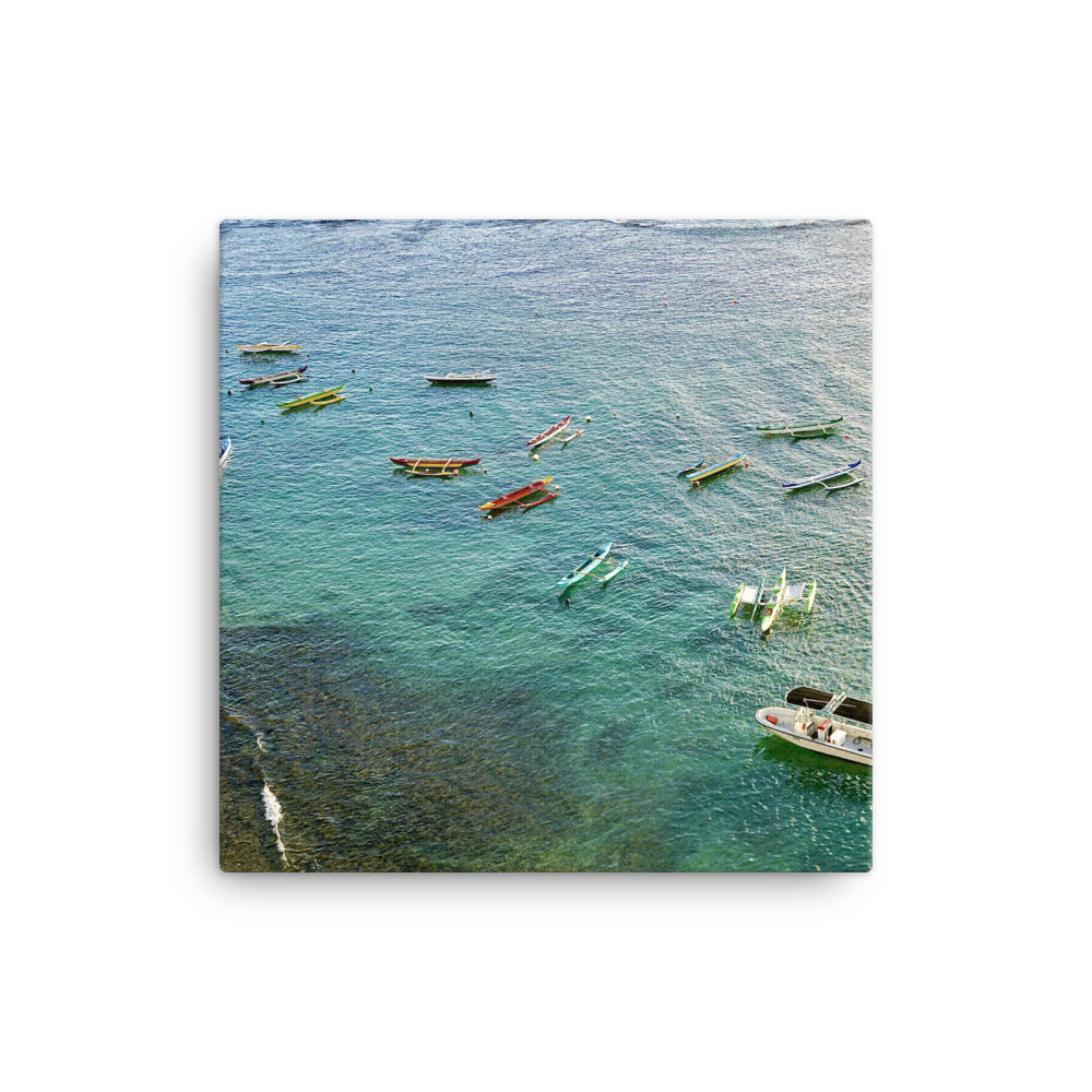 Outrigger Canoe Club, Honolulu - Canvas print