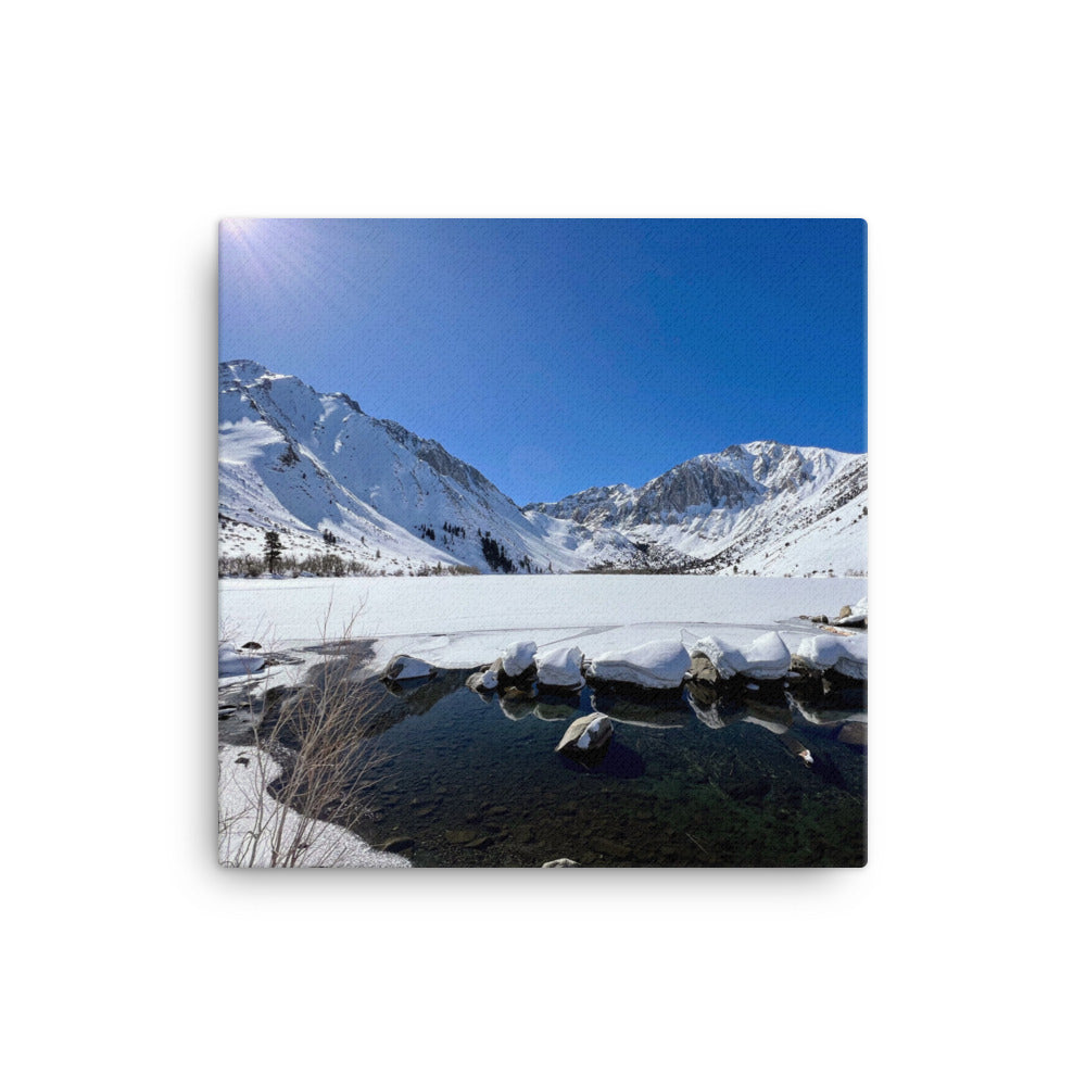 Sun & Snow, Convict Lake CA - Canvas