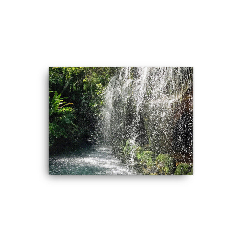 Tropical Waterfall - Canvas print