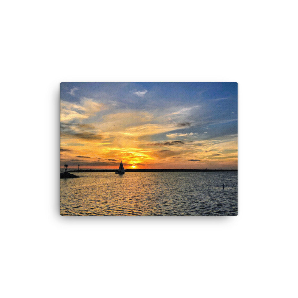 Sunset Sail - Canvas print