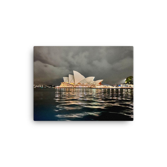 Sydney Opera House Night View - Canvas print