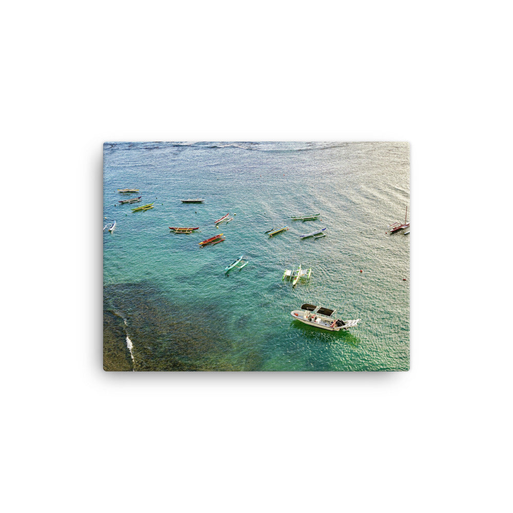 Outrigger Canoe Club, Honolulu - Canvas print