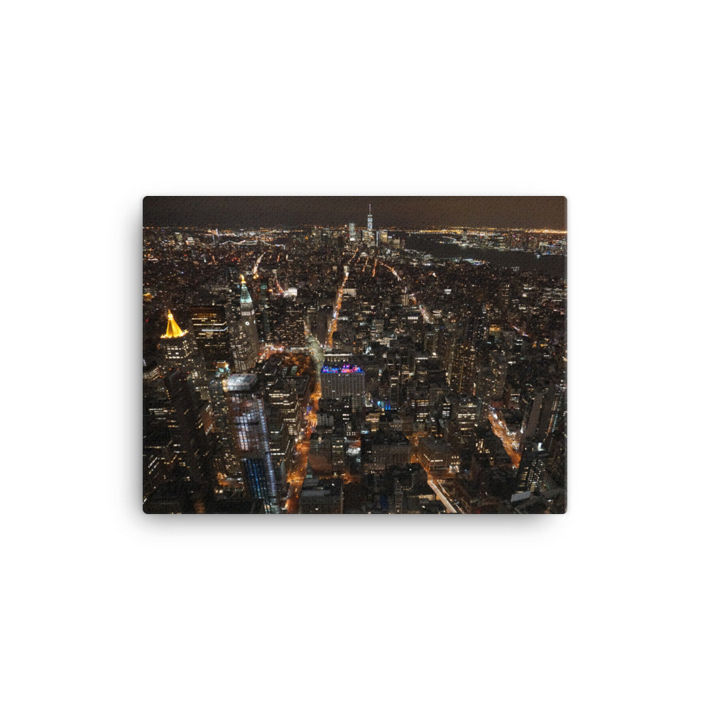 Night View, NY NY - Canvas print