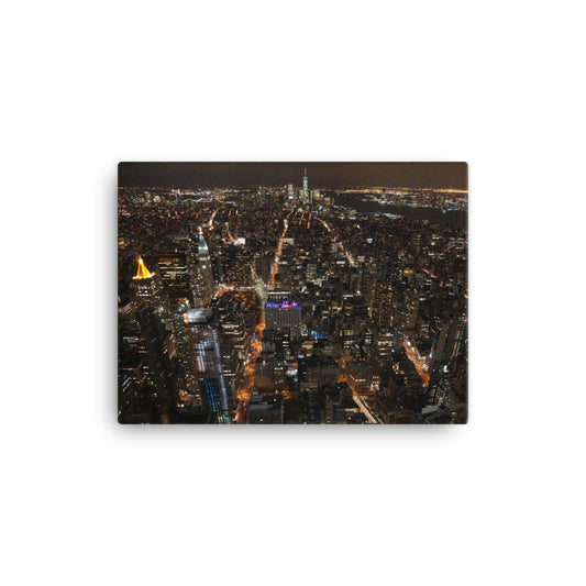 Night View, NY NY - Canvas print