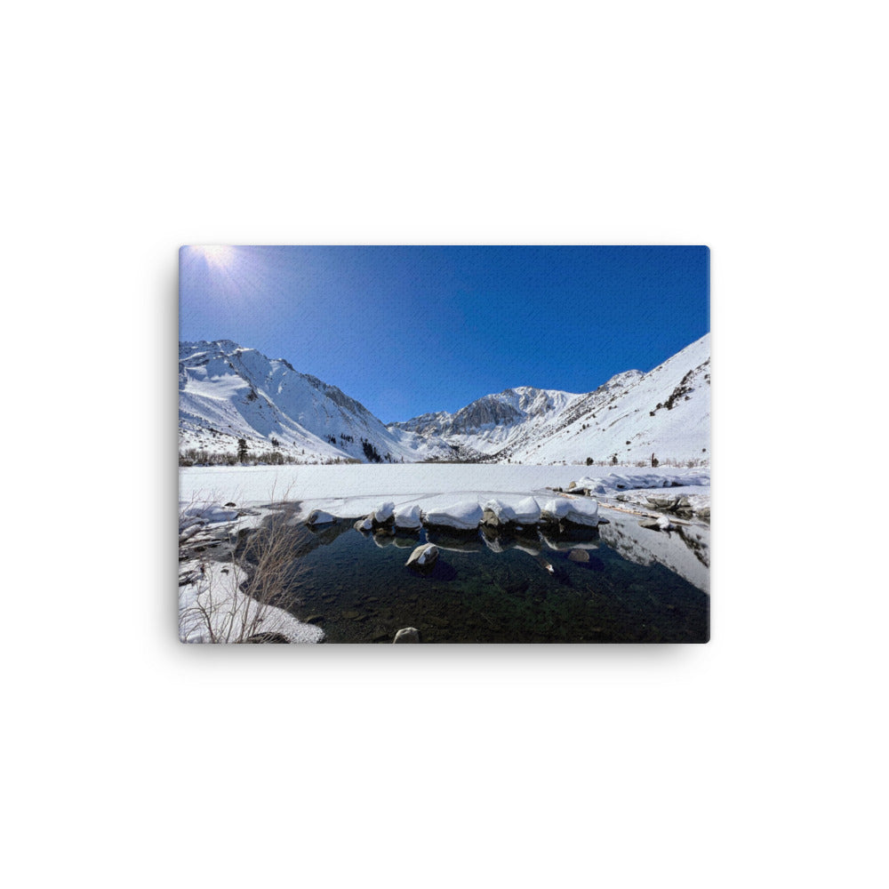 Sun & Snow, Convict Lake CA - Canvas