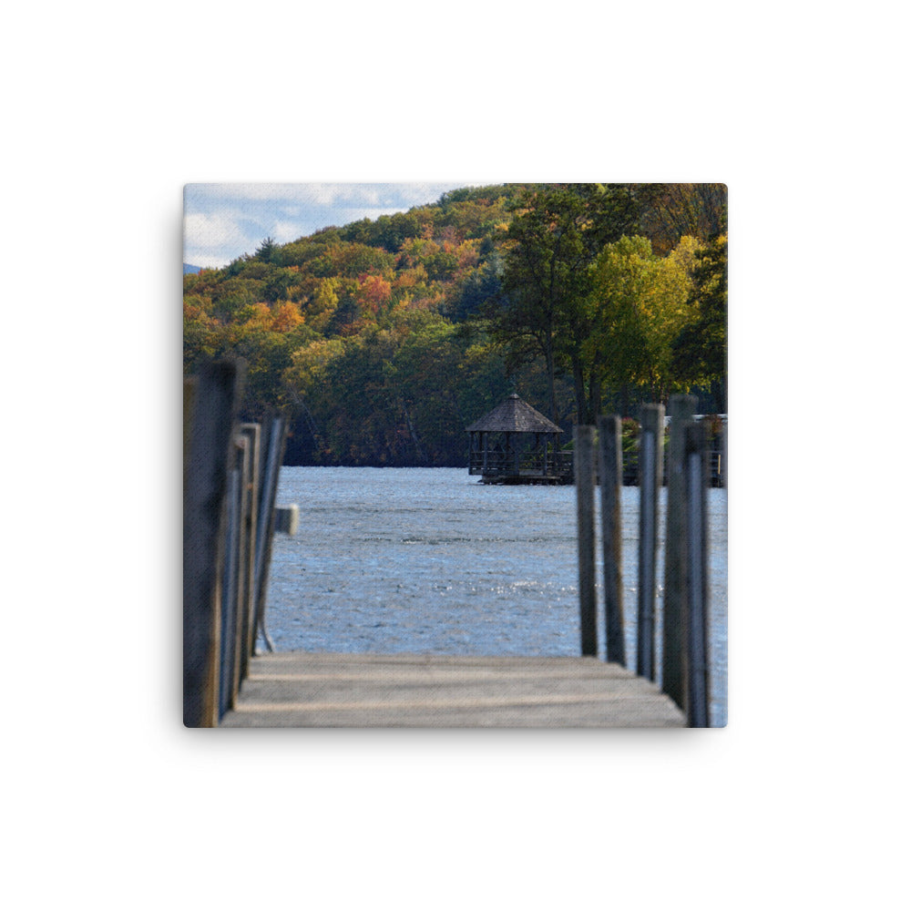 Lakeside Foliage - Canvas print