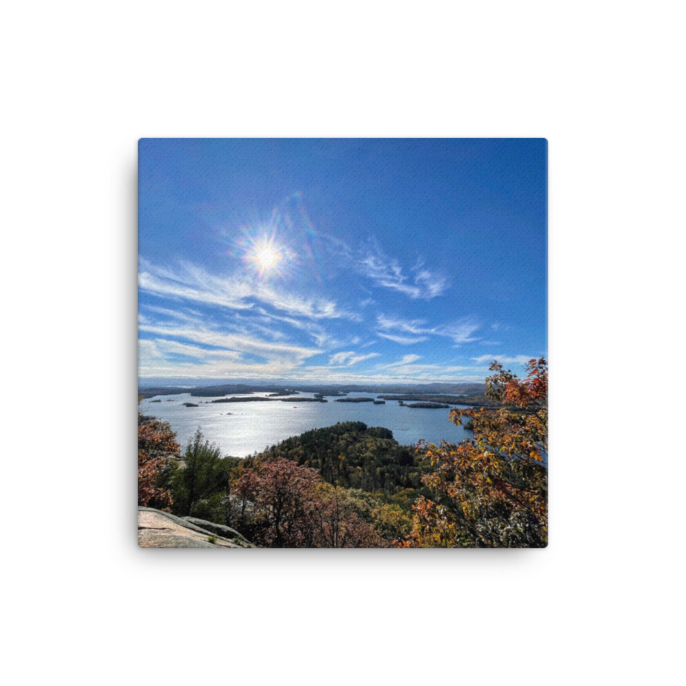 Mountain Top Lake Views - Canvas print