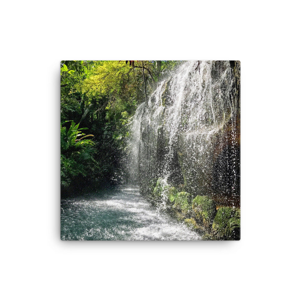 Tropical Waterfall - Canvas print