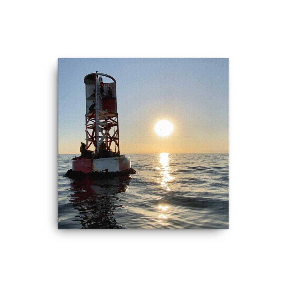 Buoy Sunset - Canvas print