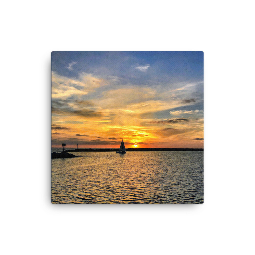 Sunset Sail - Canvas print