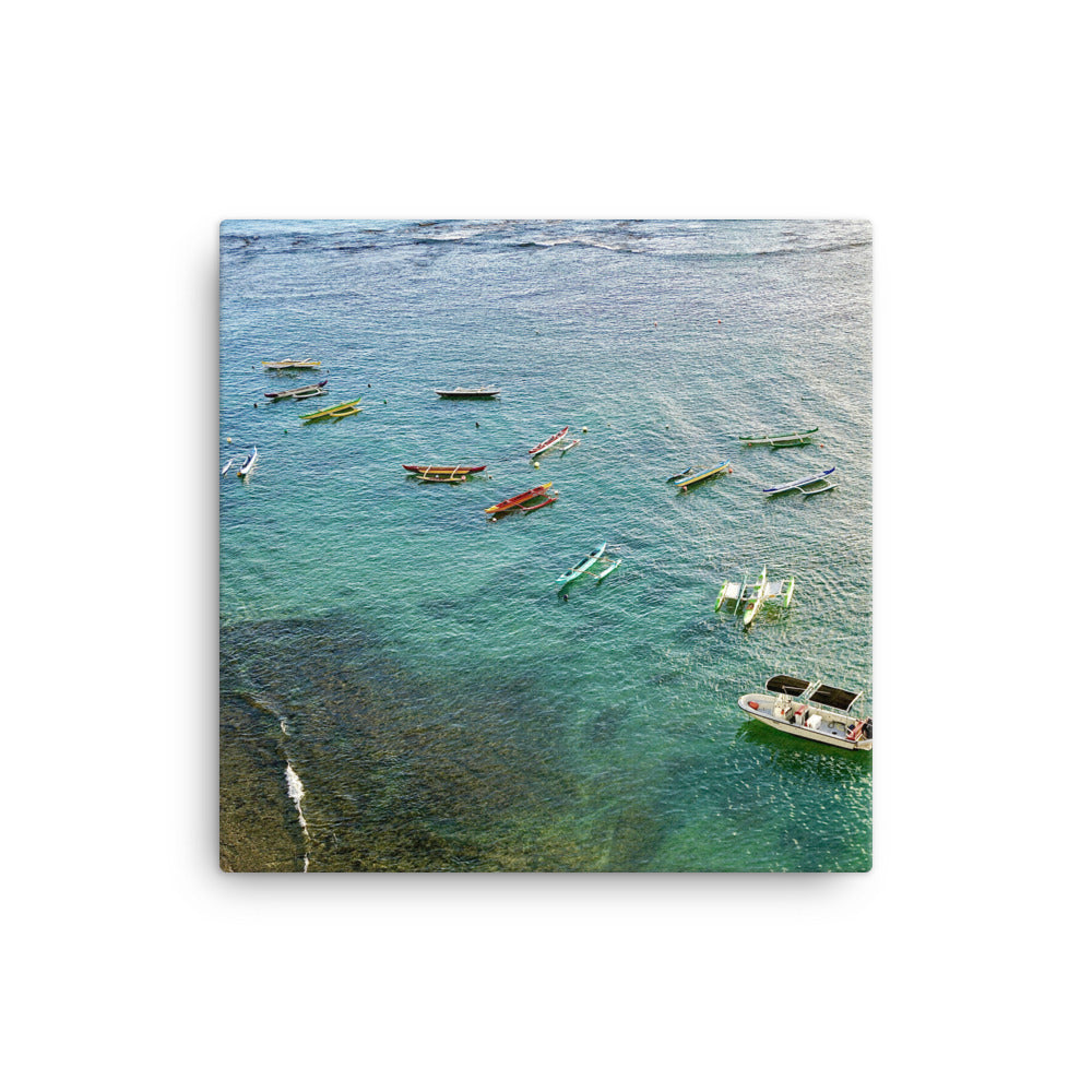 Outrigger Canoe Club, Honolulu - Canvas print