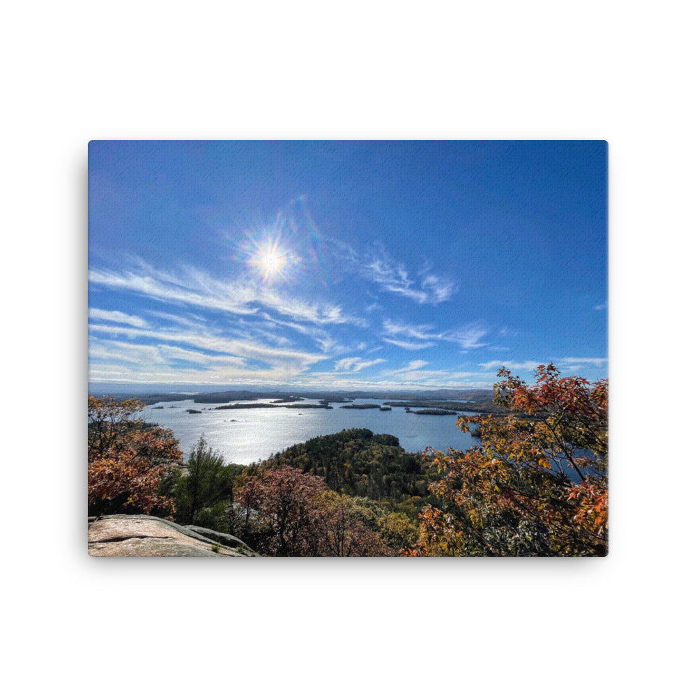 Mountain Top Lake Views - Canvas print