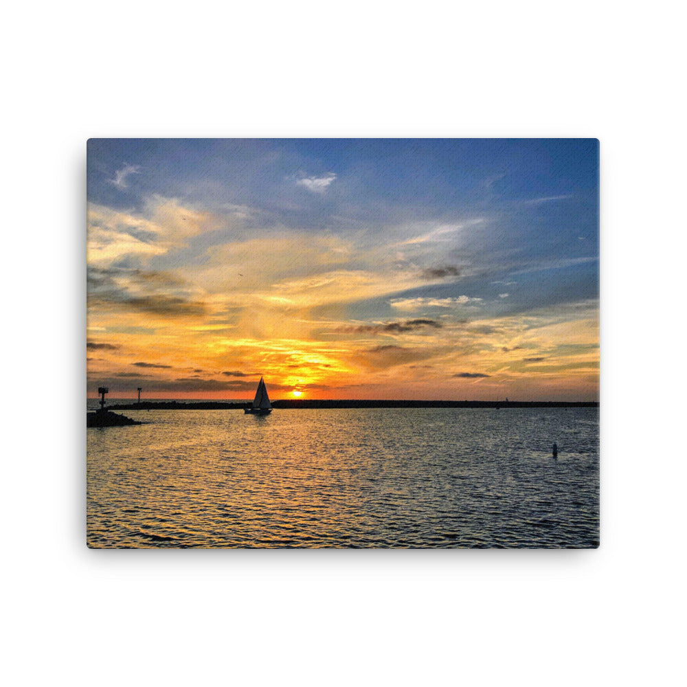 Sunset Sail - Canvas print