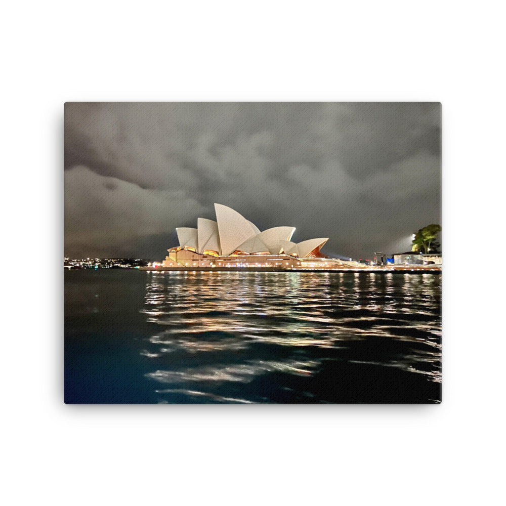 Sydney Opera House Night View - Canvas print