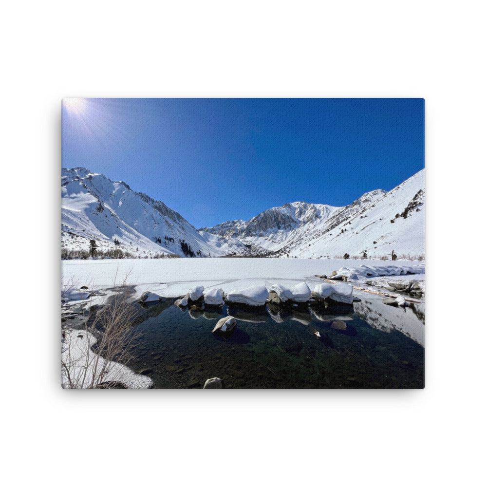 Sun & Snow, Convict Lake CA - Canvas