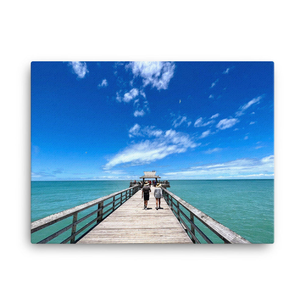 A Walk Over Water - Canvas print