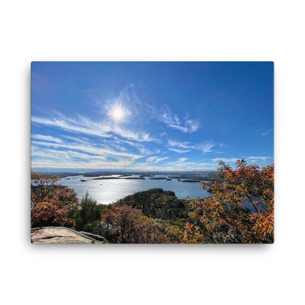 Mountain Top Lake Views - Canvas print