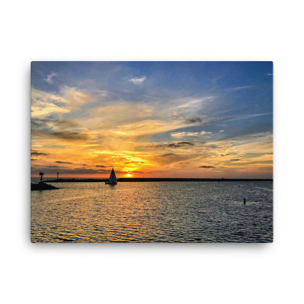 Sunset Sail - Canvas print