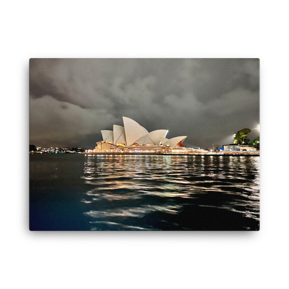 Sydney Opera House Night View - Canvas print