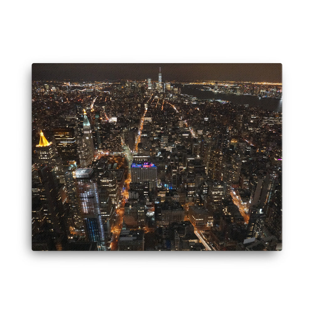 Night View, NY NY - Canvas print