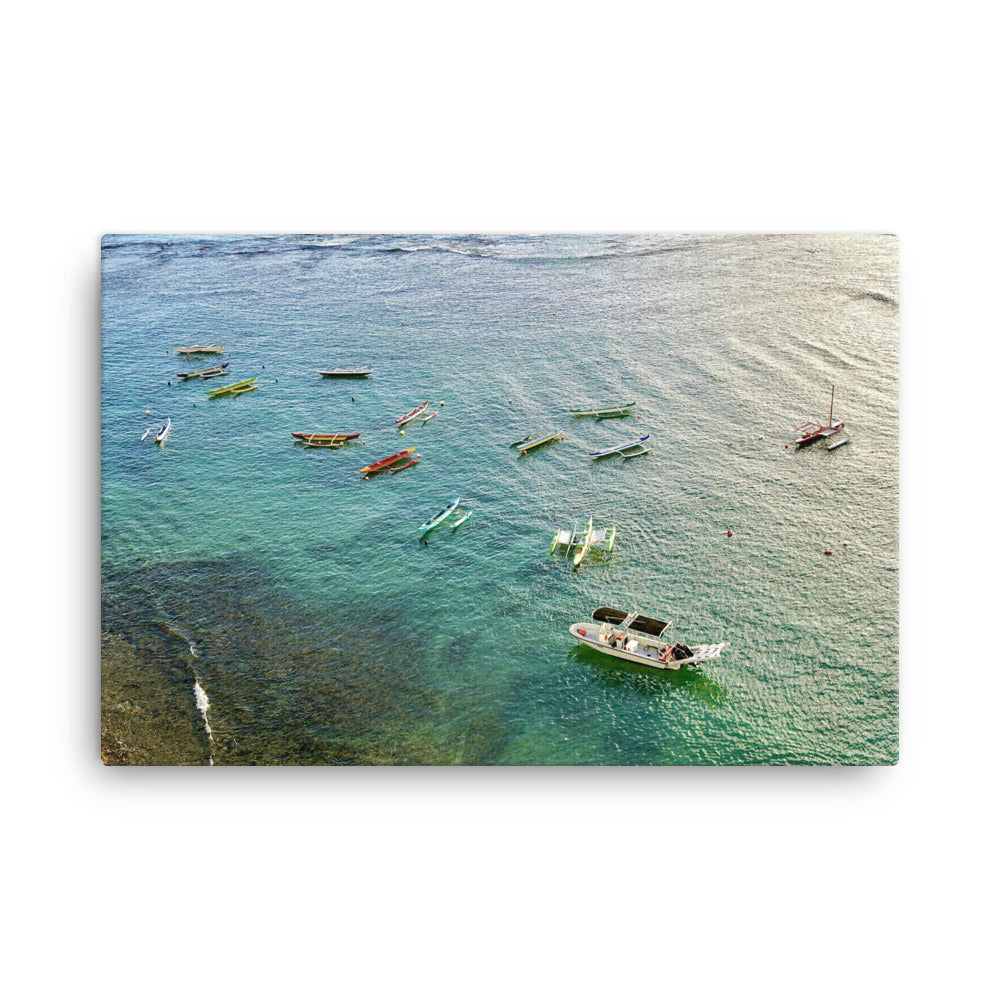 Outrigger Canoe Club, Honolulu - Canvas print