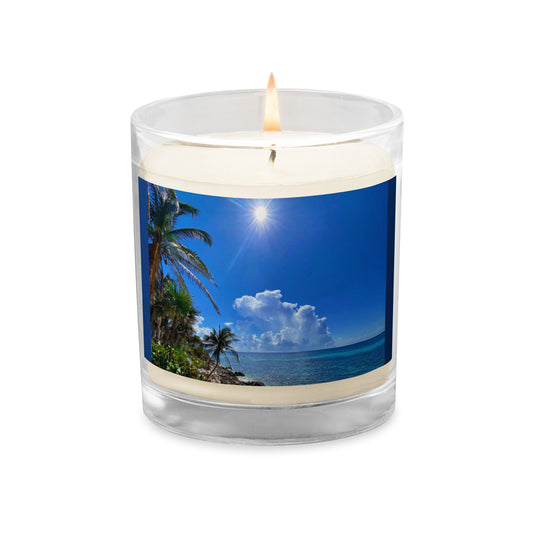 Sky and Cloud - Glass jar soy wax candle