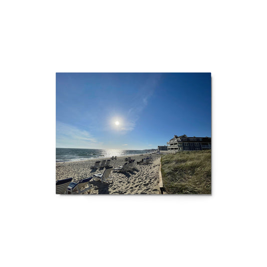 Cape Cod Beach - Metal print