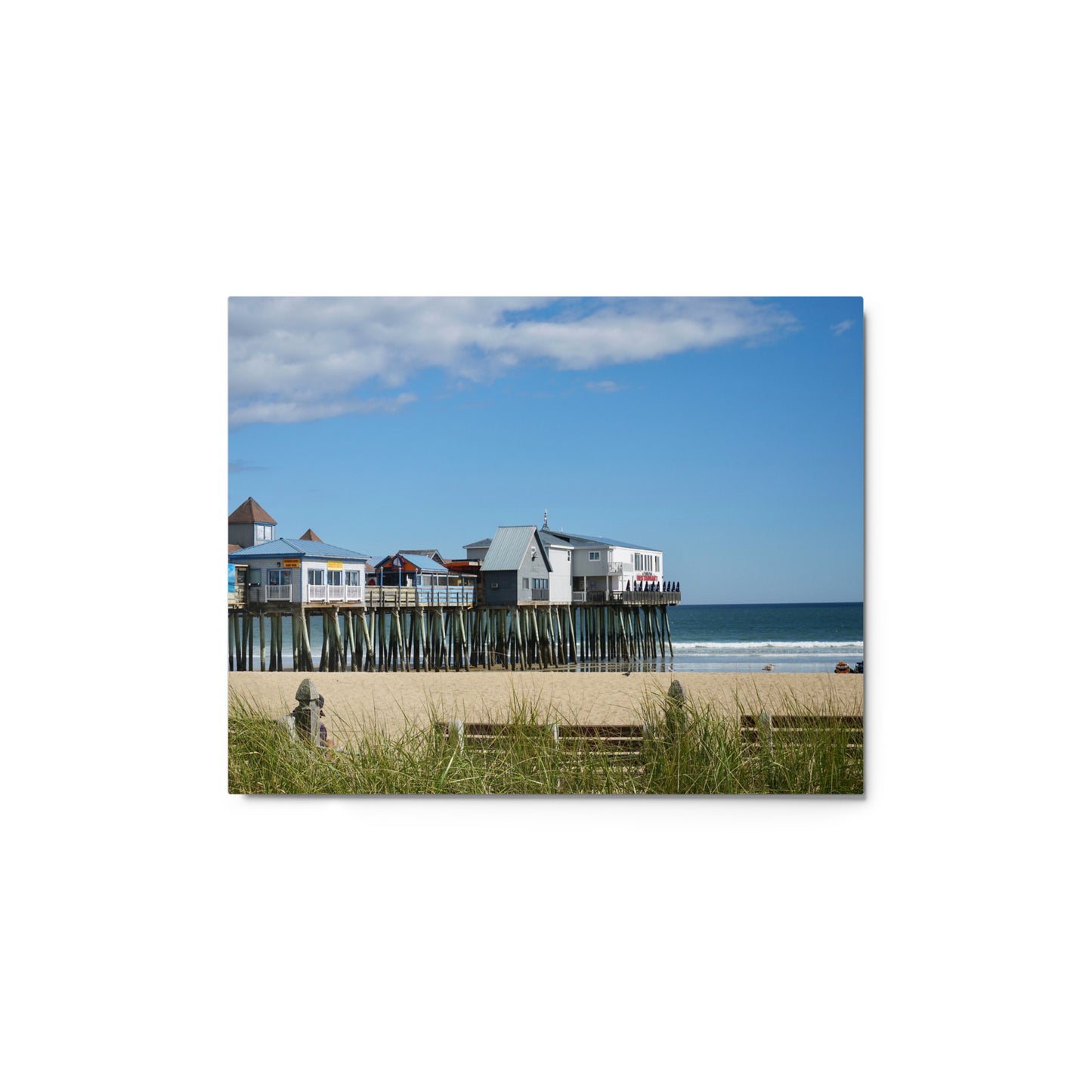 Old Orchard Beach Pier - Metal print