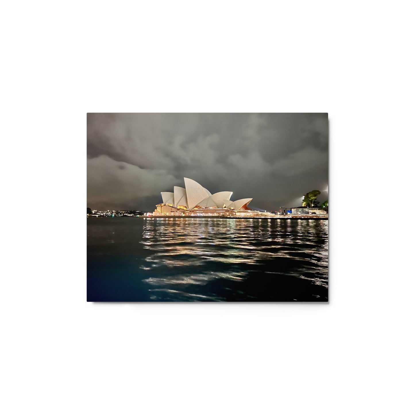 Sydney Opera House Night View - Metal print