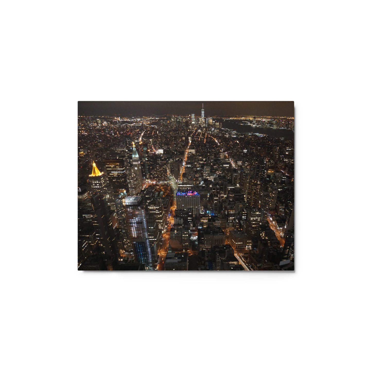 Night View, NY NY - Metal prints