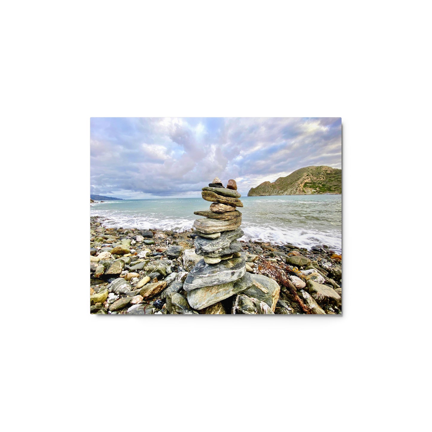 Balance By The Sea - Metal prints