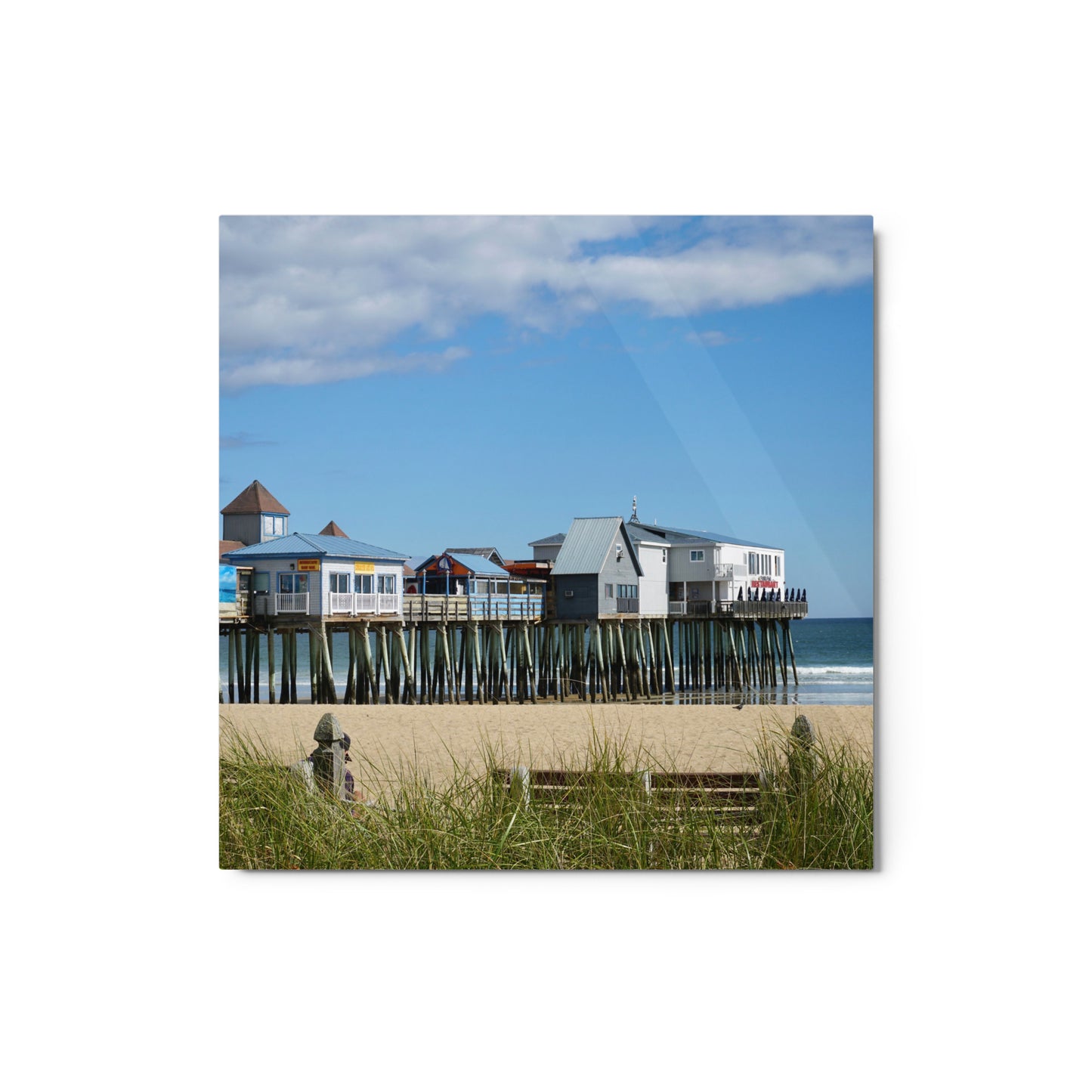 Old Orchard Beach Pier - Metal print