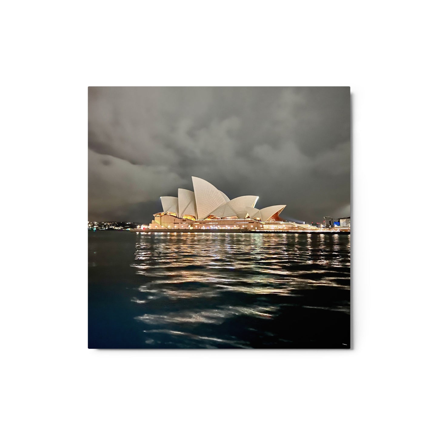 Sydney Opera House Night View - Metal print