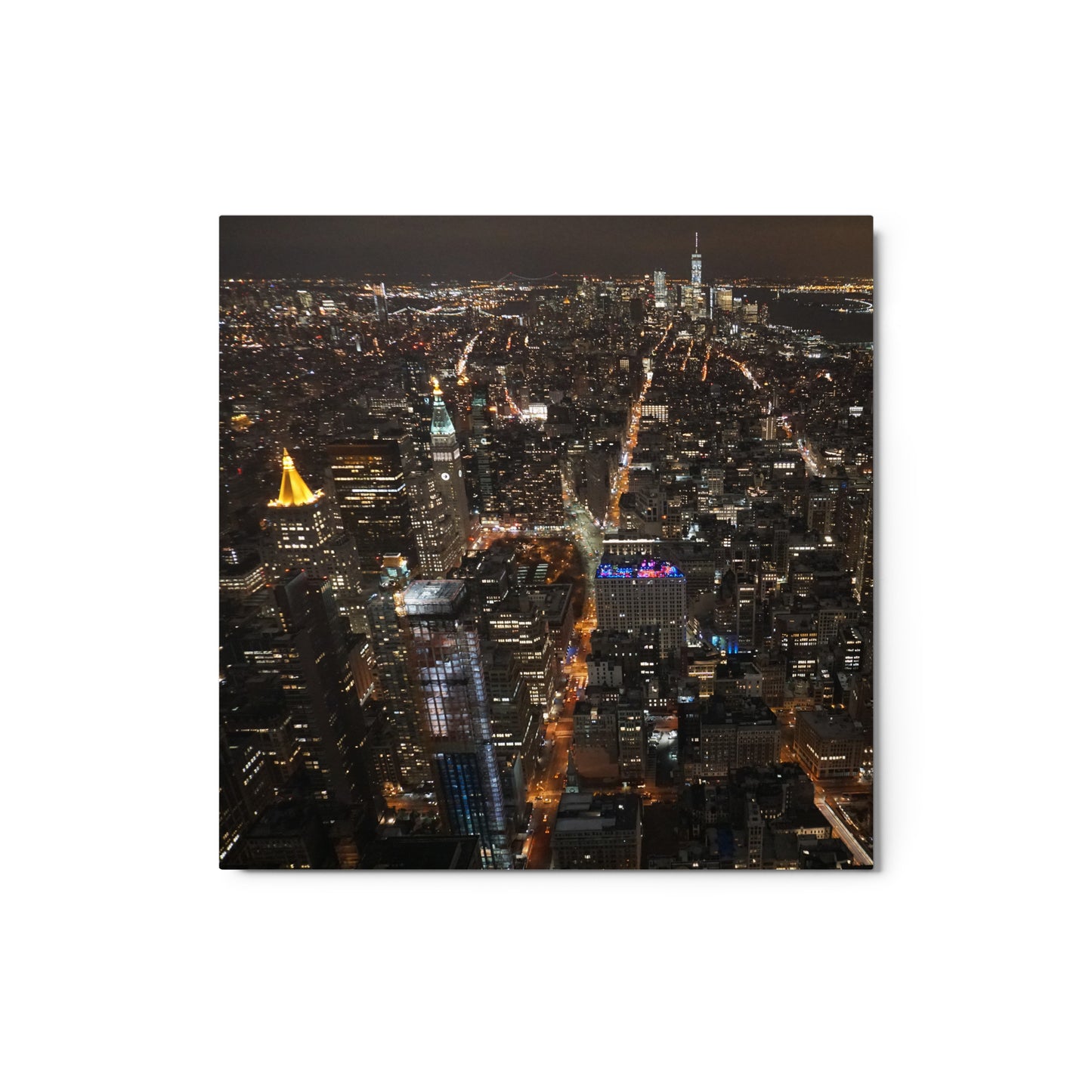 Night View, NY NY - Metal prints