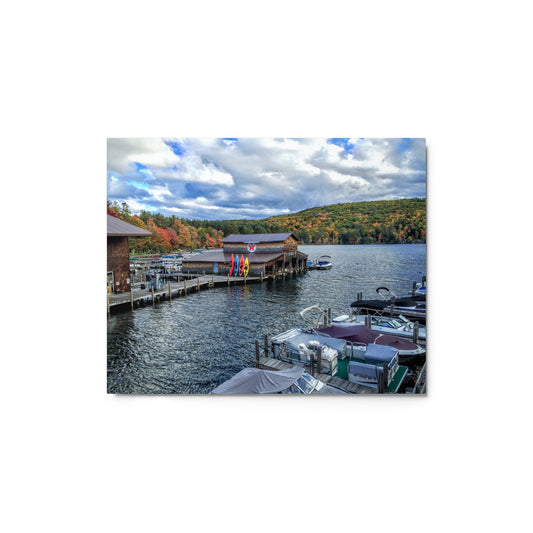 Squam Lake Fall - Metal print