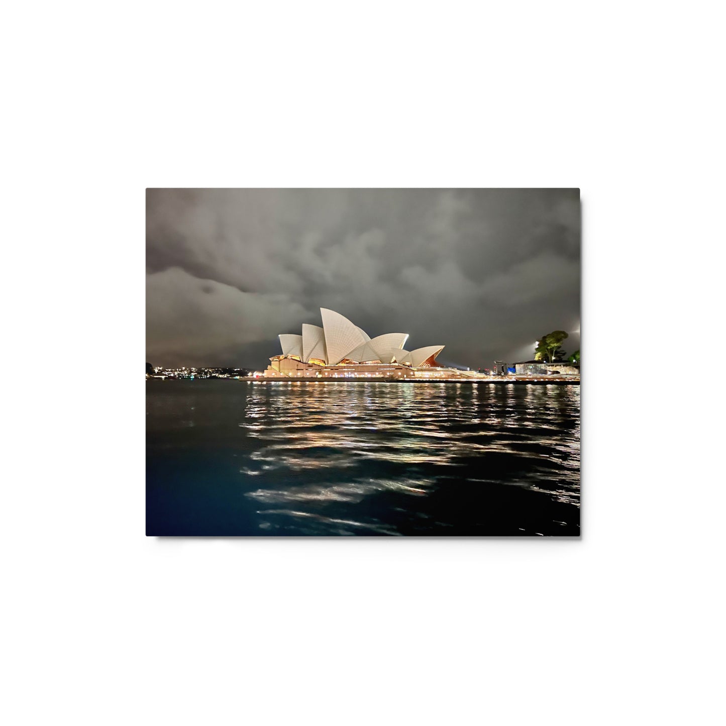 Sydney Opera House Night View - Metal print