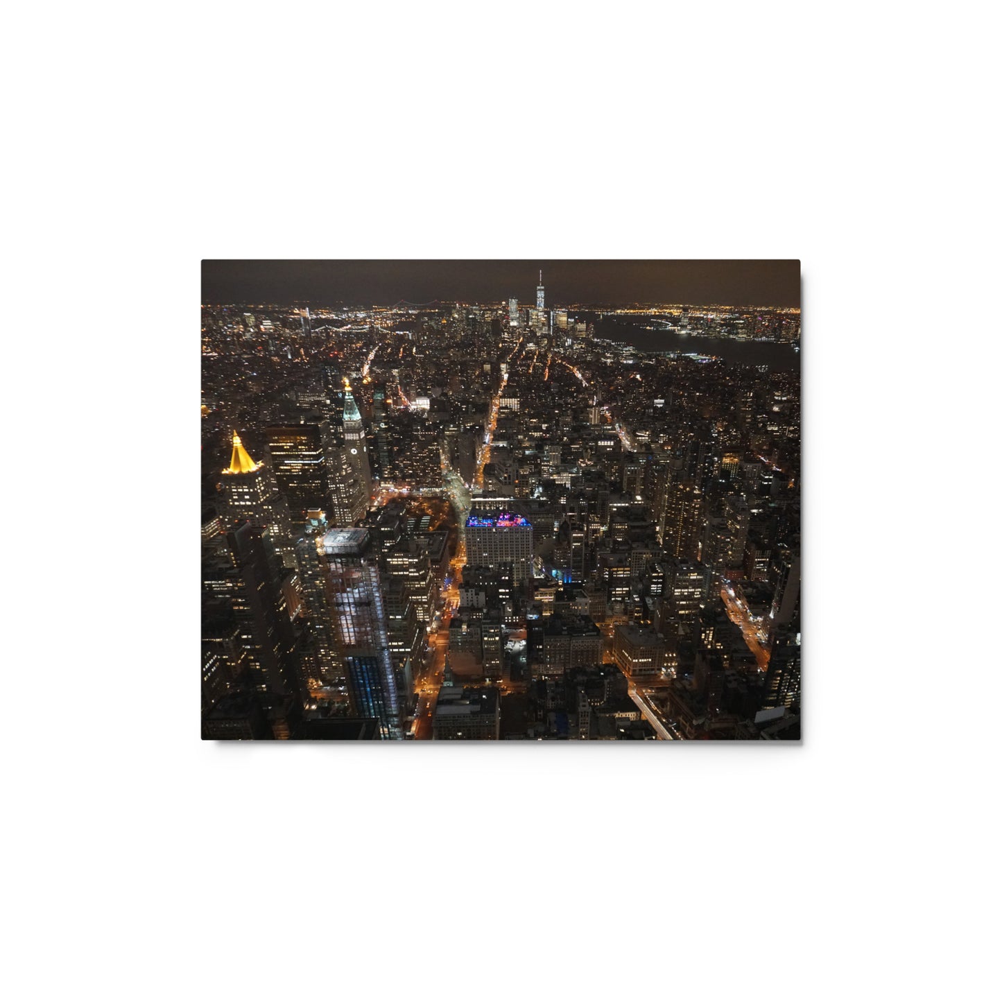 Night View, NY NY - Metal prints