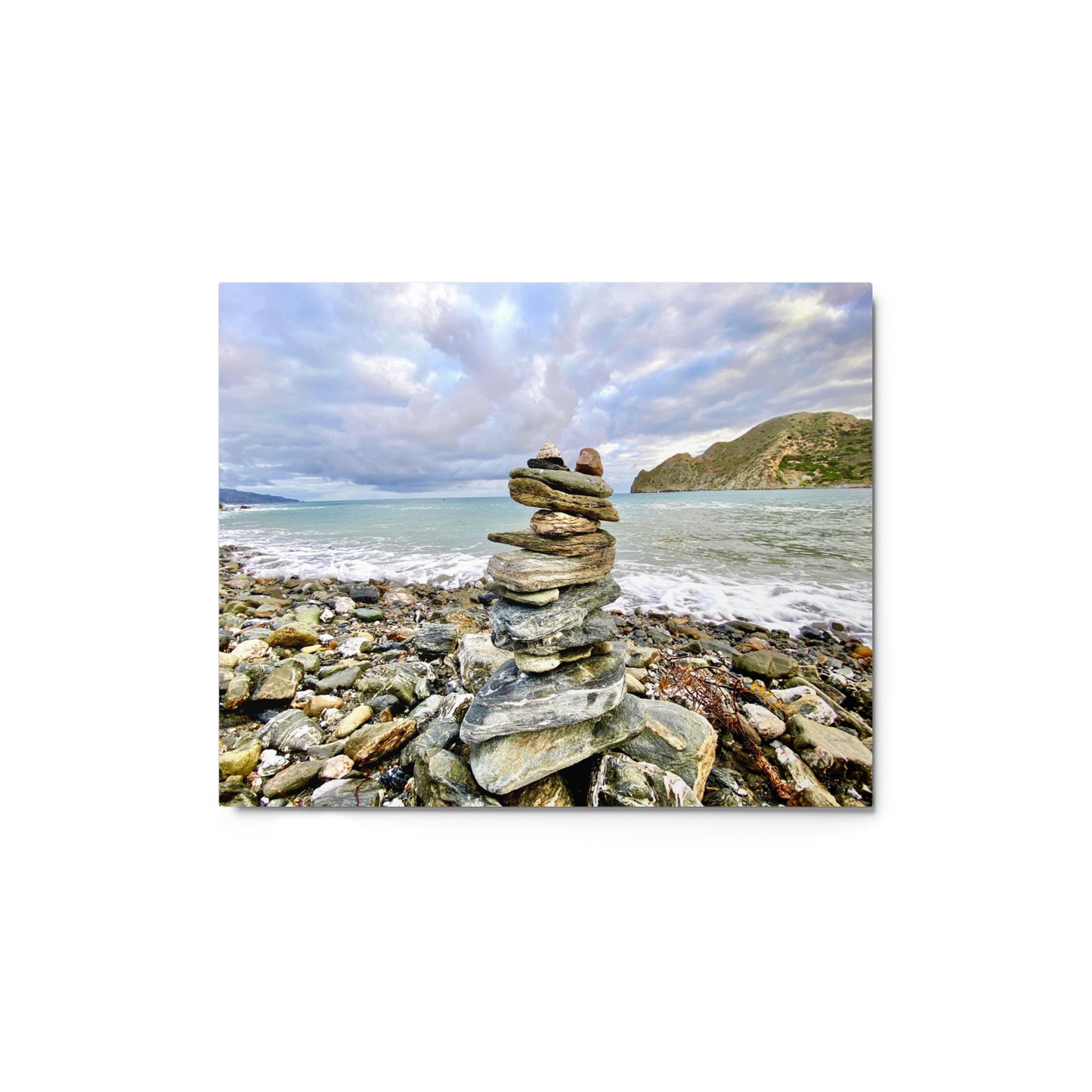 Balance By The Sea - Metal prints