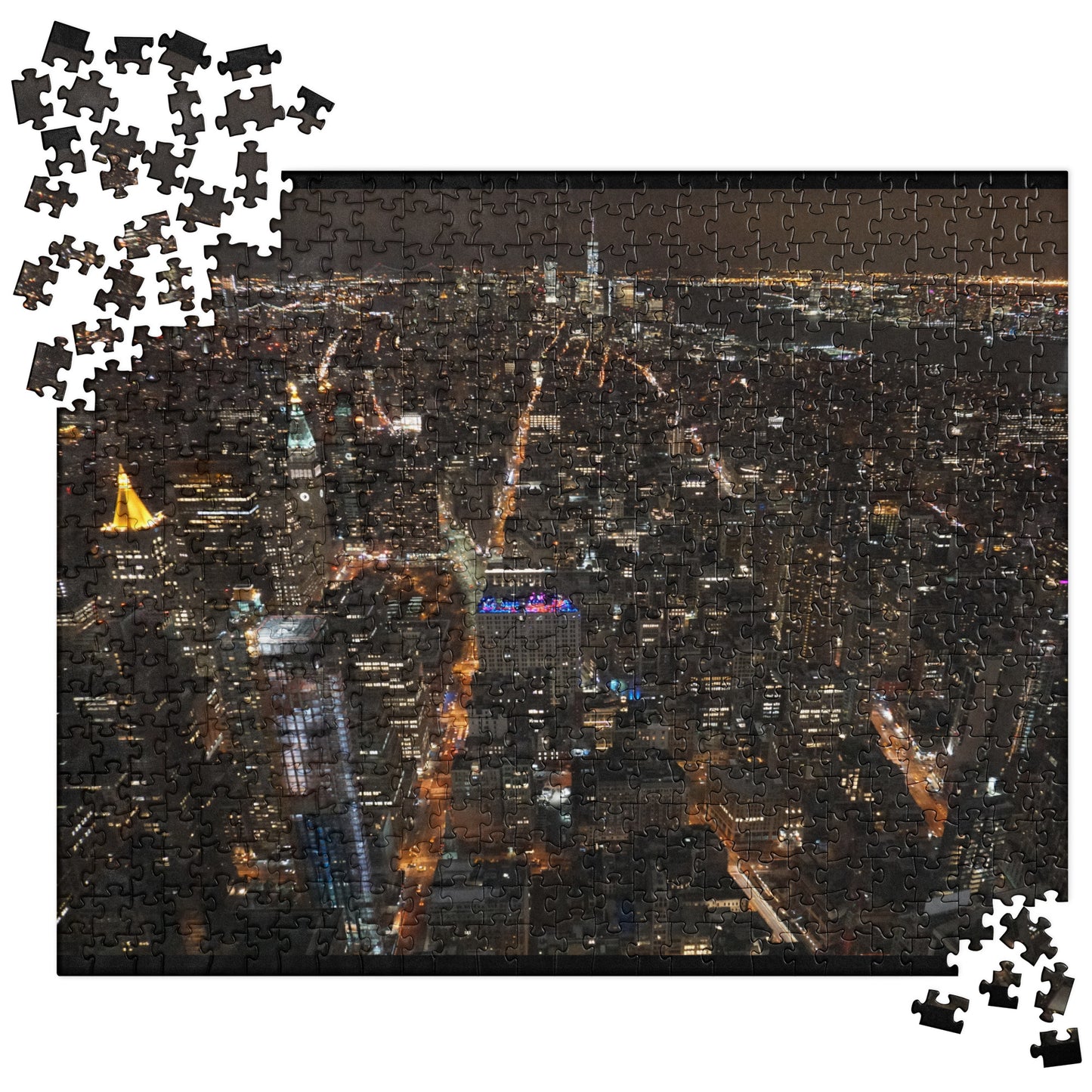 Night View, NY NY - Jigsaw puzzle