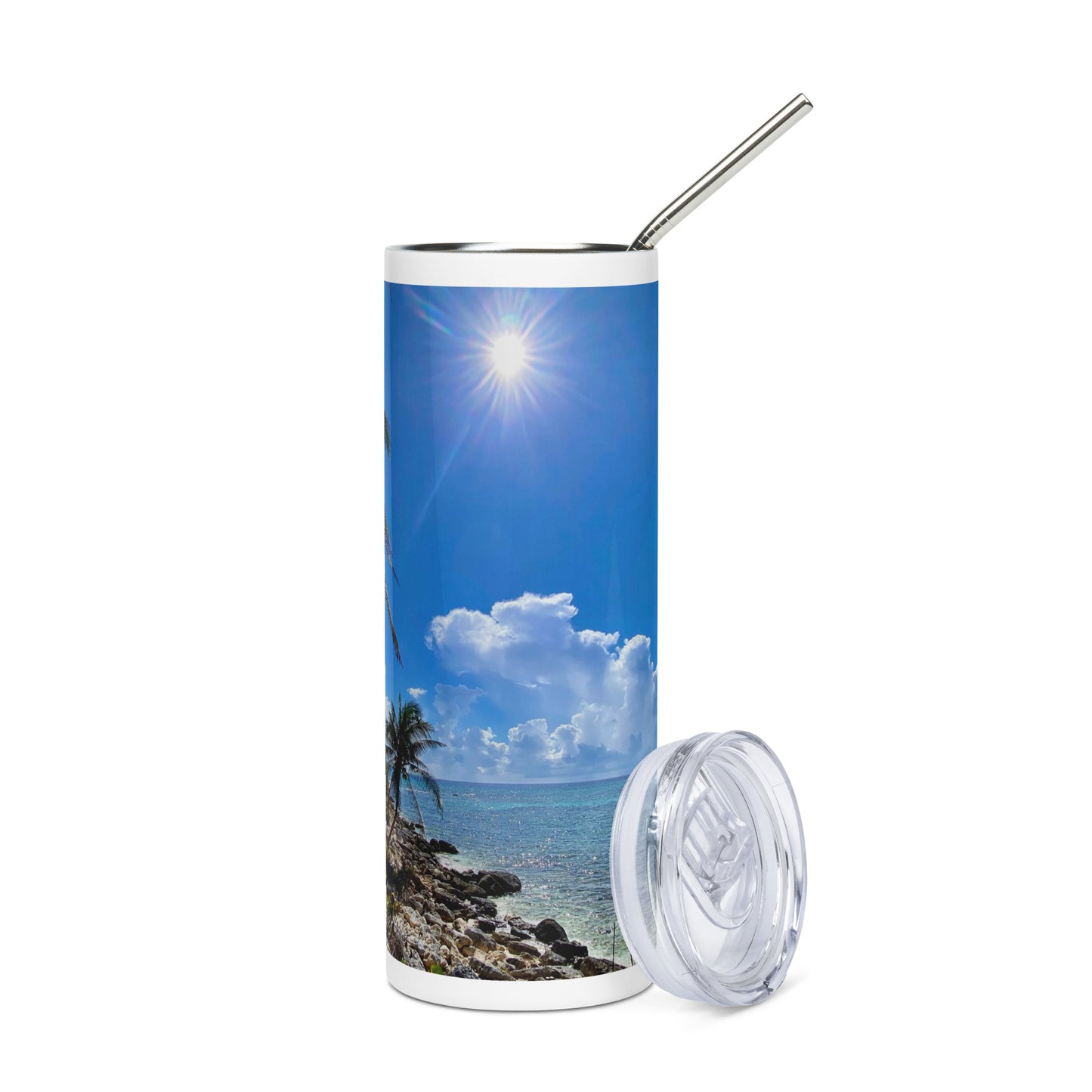 Sky and Cloud  - Stainless steel tumbler